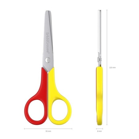 Baby scissors 12.5 cm, Erichkrause ArtBerry, with rounded ends of blades-3