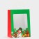 Gift package with the Snowman window 30 x 22 x 14 cm, green