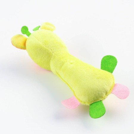 Soft toy for dogs "Giraffe", 24 cm, yellow-2