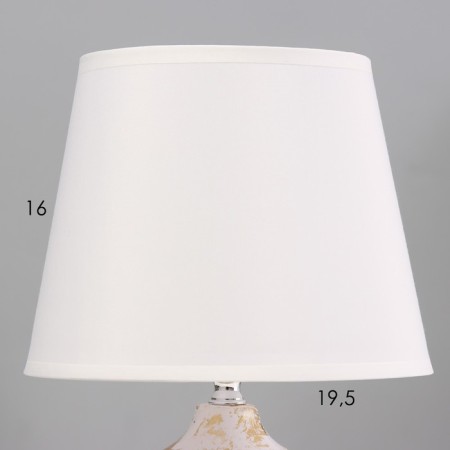 Pattio table lamp E14 40W white gold 20x20x29cm-2
