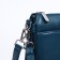 Bag Cross-Bodi with a zipper, blue color