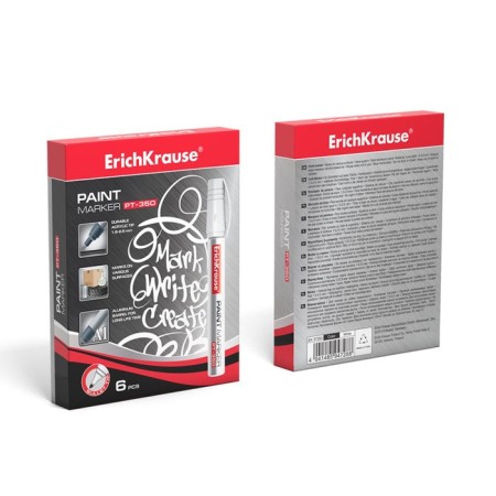 Marker-painting (varnish) Erichkrause PT-350, 2.5 mm, white-2