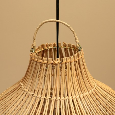 Ceiling Lamp from a rattan "Handra", 1 × 120 W, E27, 40 × 40 × 35 cm-3