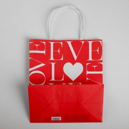 Package gift craft, packaging, "love", 22 x 25 x 12 cm-2