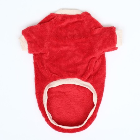 Sweater "Arbuz", velor, size XS (DS 20, Osh 21, OG 30 cm), red-6