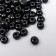 Round beads 6/0 "black" 20 g