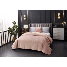 Antoine bedspread, size 220x240 cm, powder color