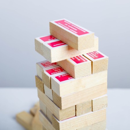 Falling tower, jenga "Birch - Youth Party" Maxi, 54 Bruska, 33 x 7.5 cm-1