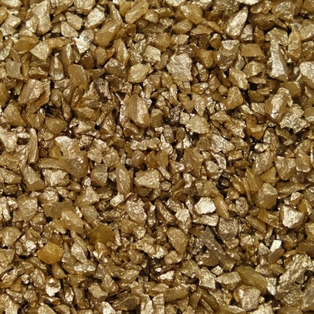 Soil "Golden Metallic" decorative sand quartz, 250 g of fr. 1-3 mm-2