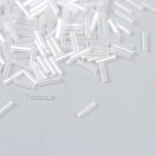 Бисер "Zlatka" стеклярус 10 г, размер 3", 6 мм, №0161 прозрачный 93"78552