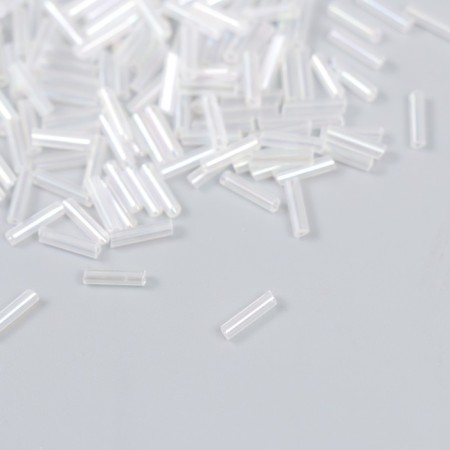 Beads "Zlatka" Glass 10 g, size 3 ", 6 mm, No. 0161 Transparent 93" 78552