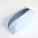 Cosmetic bag with lightning, blue color