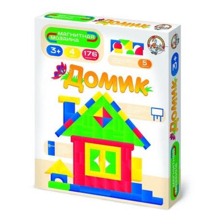 Mosaic Magnetic "House", 176 elements