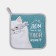 Kit kitchen "cat" mittens-seging 20x28cm, selection of 17x17cm, 35% x/l, 65% p/e