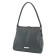 Bag women, genuine leather, black 27x8x24 cm