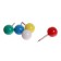 Power buttons, balls, colored, 50 pieces, Brauberg, in a cardboard box