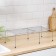 Sliding shelf for a cabinet, 36-62 × 22 × 15 cm, color chromium