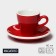 Coffee steam porcelain Magistro Coffee Time, 2 objects: a cup 80 ml, a saucer d = 12.5 cm, red color