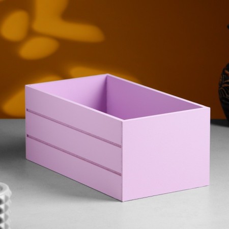 Wooden Kashpo 25x14x11 cm lilac-1