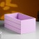 Wooden Kashpo 25x14x11 cm lilac