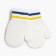 Baby mittens, white color, size 14 (4-6 years)