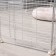 The aviary 24 Metallic sections, 210 x 210 x 35 cm, (link 35 x 35 cm), white