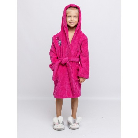 Baby robe, height 116 cm, color fuchsia-3