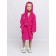 Baby robe, height 116 cm, color fuchsia