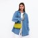 Bag Women's Cross-Bodi with a zipper, lightning color