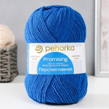 Пряжа "Перспективная" 50% мериносовая шерсть, 50% акрил объёмный 270м/100гр (275-Эльдорадо)