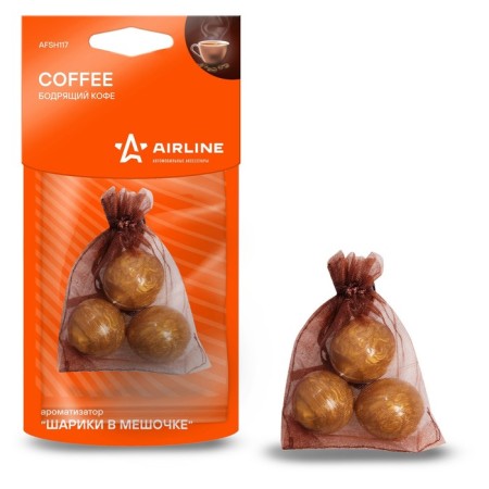 Airline flavor "Balls in a bag", aroma invigorating coffee