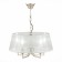 Suspended EVOLUCE lamp. Sle107513-05. Manila. 5x40 watts, E14, 50x50x70 cm, golden color