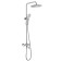 Shower system Wasserkraft A18801, tropical shower, thermostat, hand watering can, chrome