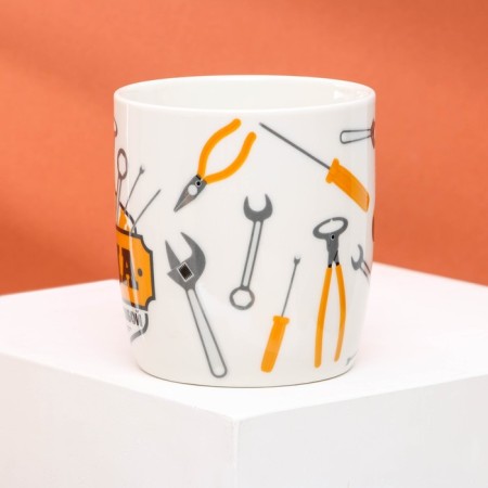 Set "dad", mug 350 ml, sieve-4