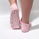 Moisturizing socks, with gel inserts, one size, pale pink color