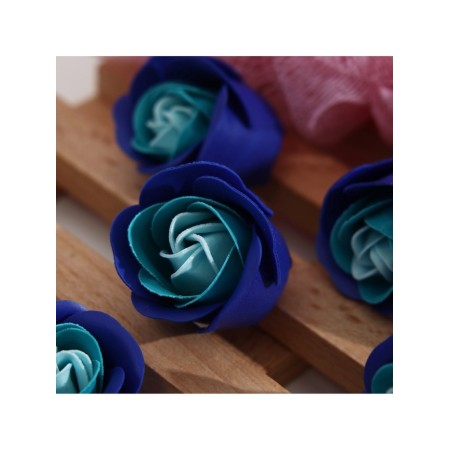 Soap roses white-blue, set 81 pcs-5