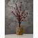 LED bush "Ryabina" 45 cm, 24 LED, constant glow, from AAX3 batteries (not in the kit), glow warm white