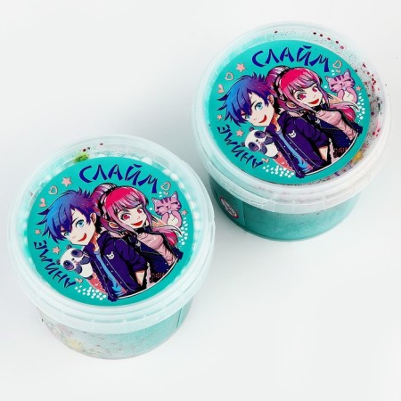 Slime "Slavop. Pirate. Anime "100 g, turquoise-4