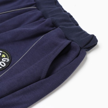 Kids' costume (sweatshirt/pants), dark blue color, height 86-92cm-4