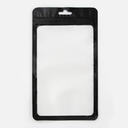 Pack Pak with a window, with Euroslot, black, 12 x 20 cm-2