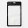 Pack Pak with a window, with Euroslot, black, 12 x 20 cm