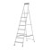 Strenger Tundra, aluminum, with an organizer, 8 steps, 1660 mm