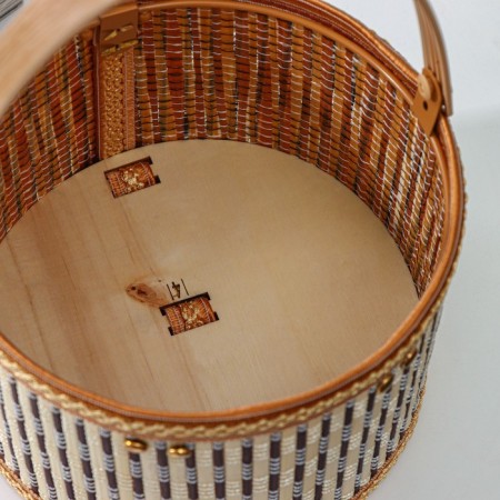 Basket for storage of the shares Nature, 18 × 18 × 12, bamboo-3