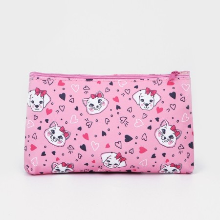 Lightning cosmetic bag, pink color-1