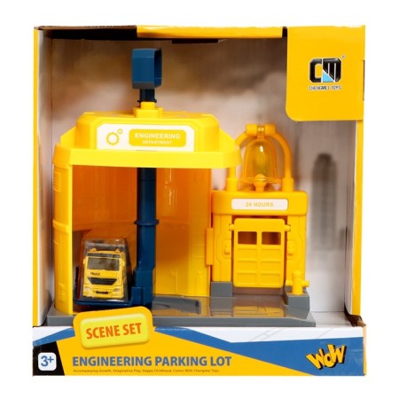 Parking "Building Elevation", with a lifting, the machine drops off the button, the bell calls, mix-15