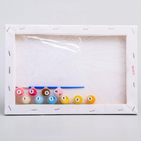 Picture on numbers for children, 20x30 cm, princesses-3