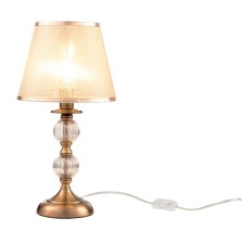 Table lamp 40W, 1HE14, 42.4x22 cm, bronze Antik