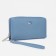 Women's wallet with lightning, blue color