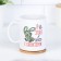 Sublimation mug "with character" with application, 320 ml