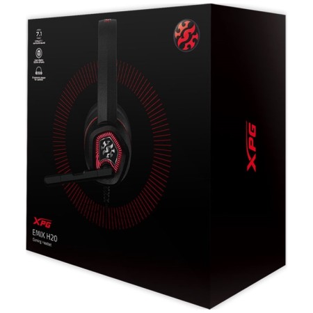 Game headset Wended XPG EMIX H20 (7.1, microphone, USB, RGB backlight, 50 mm)-4